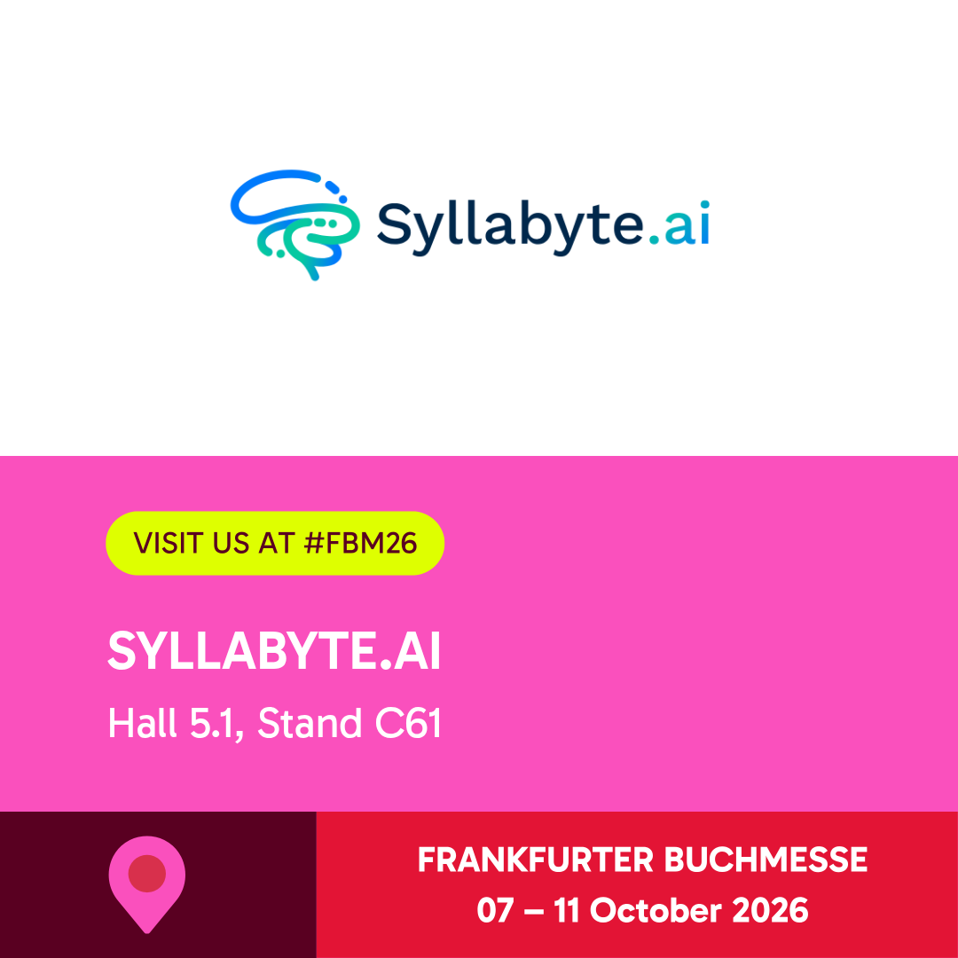 Header image for Meet Syllabyte at Frankfurt Book Fair 2026