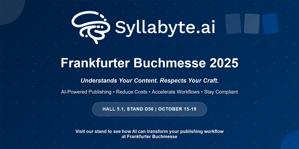 Header image for See you at Frankfurt Book Fair 2025?